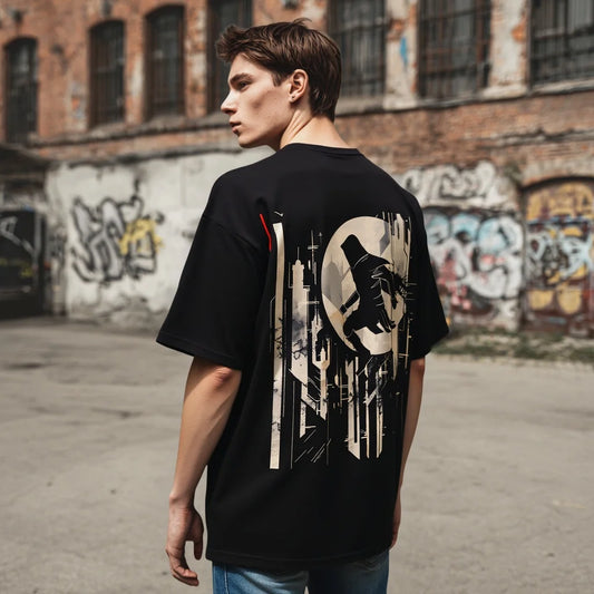 Men's Casual T Shirt | Abstract Graffiti Print Streetwear Daily Wear | Trendy Graphic Tee 2025