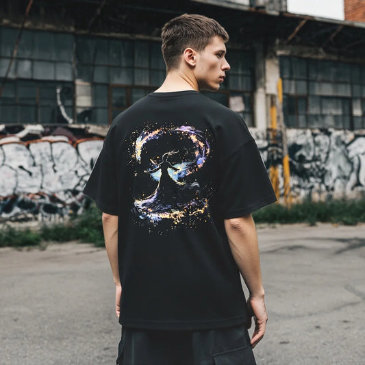 Fashion Graphic Tee Men's Casual T Shirt Abstract Art Print Streetwear Suitable for Outdoor Activities and Daily Wear