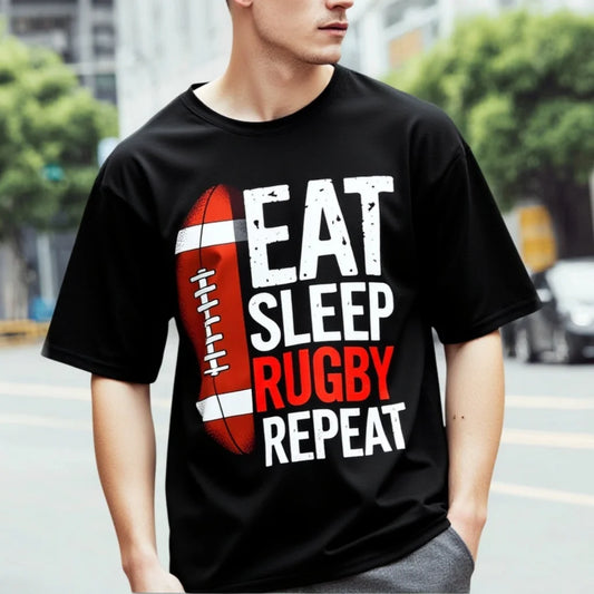 Men's Graphic Tee 2025 Streetwear | Short Sleeve T Shirt For Men | Black Cotton Casual Tops
