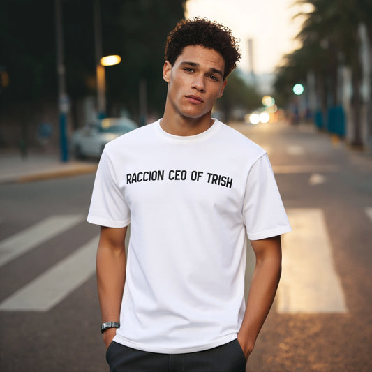 Casual Round Neck Short Sleeve T-Shirt Regular Fit Print Men's Fashion Top Comfortable Breathable Streetwear