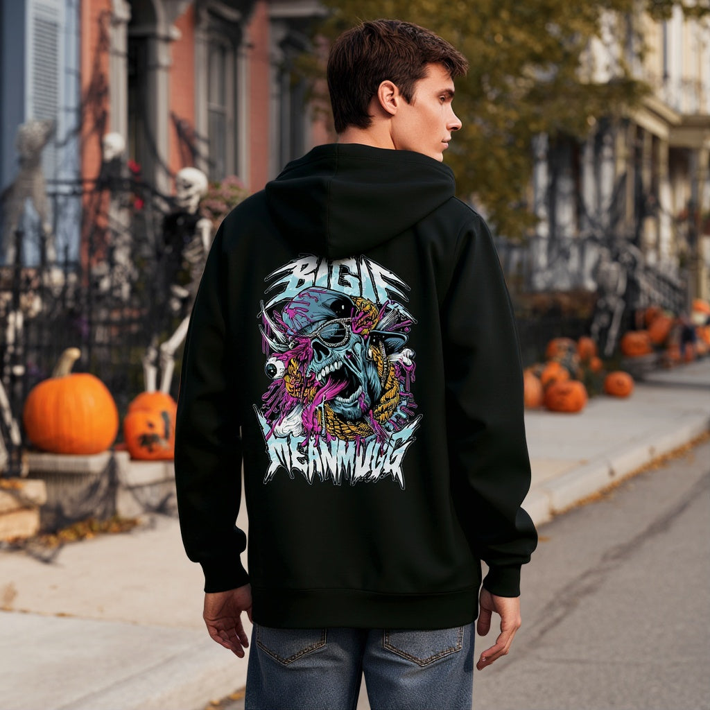 Long Sleeve Casual Knitwear Hoodies Men's Fashion Top Wear Comfortable Breathable Street Style Clothing