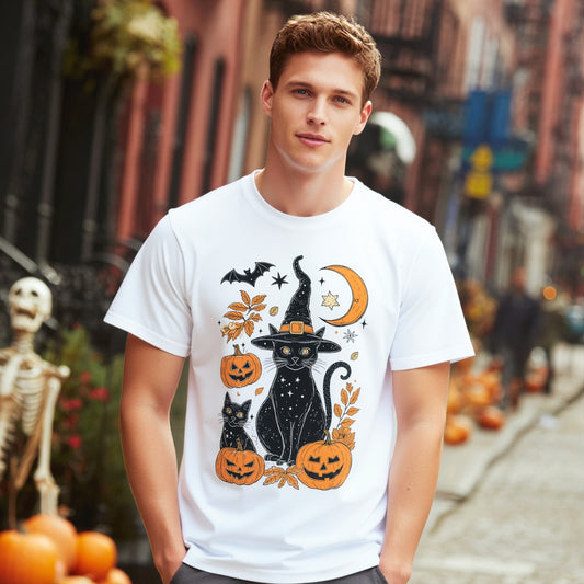 Casual Round Neck Short Sleeve T-Shirt Regular Fit Print Men's Fashion Top Comfortable Breathable Streetwear