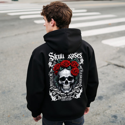 Long Sleeve Casual Knitwear Hoodies Men's Fashion Top Wear Comfortable Breathable Street Style Clothing