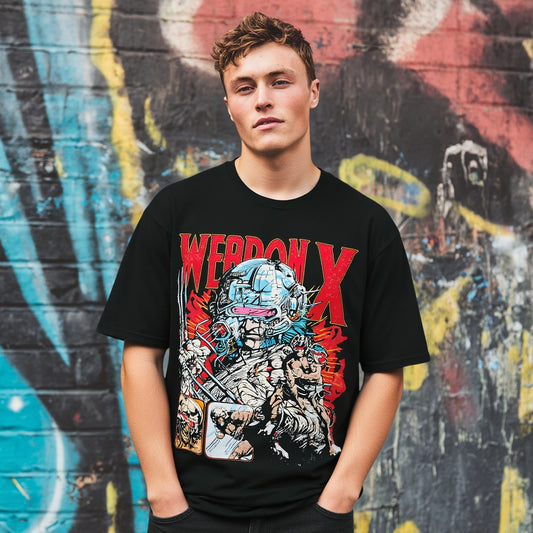 Loose Fit Short Sleeve Round Neck Casual T-Shirt Print Comfortable Breathable Men's Top Fashion Streetwear