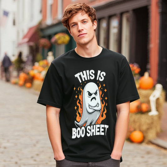 Loose Fit Short Sleeve Round Neck Casual T-Shirt Print Comfortable Breathable Men's Top Wear for Everyday Use