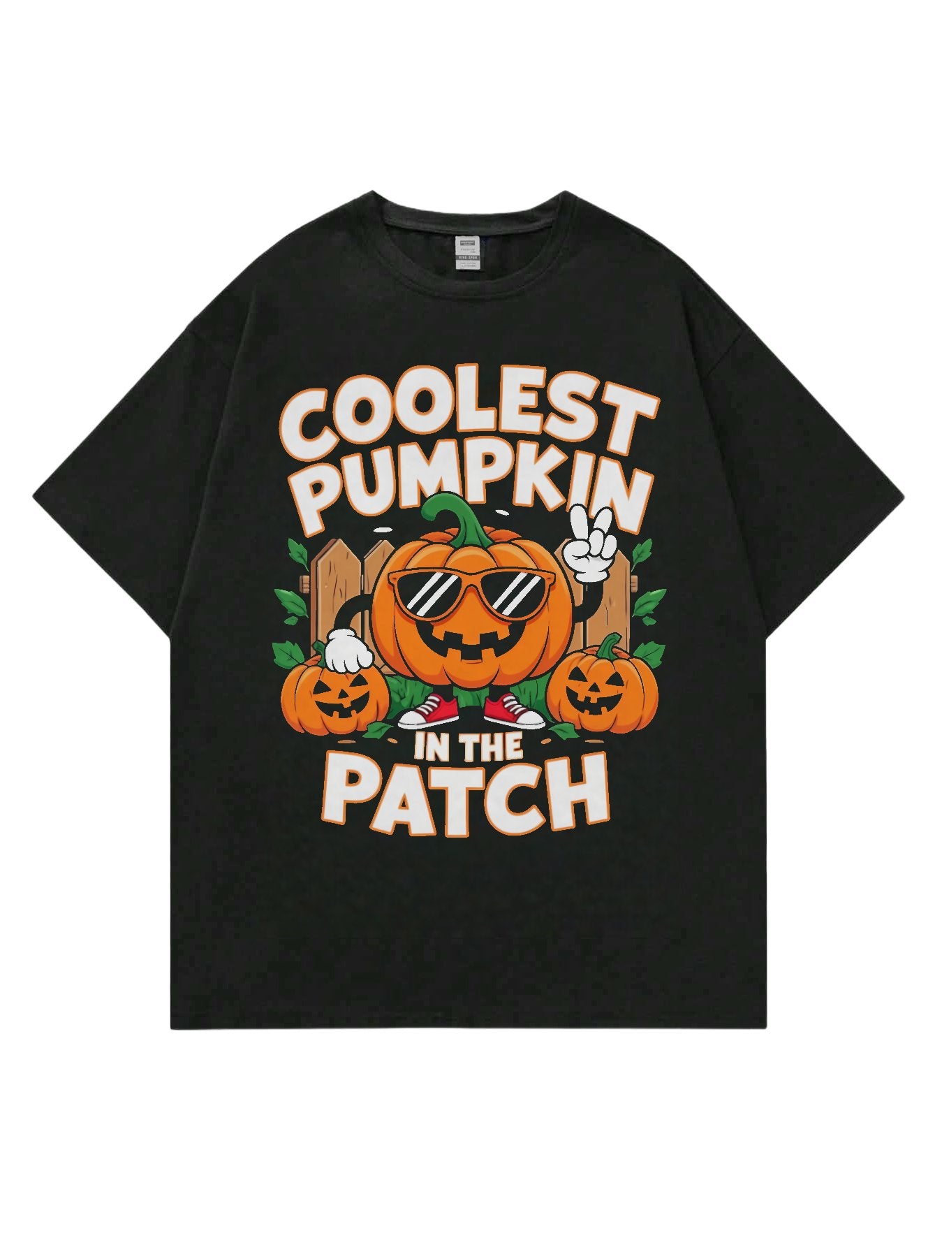 Loose Fit Short Sleeve Round Neck Casual T-Shirt Style Comfortable Breathable Men's Top Fashion Streetwear