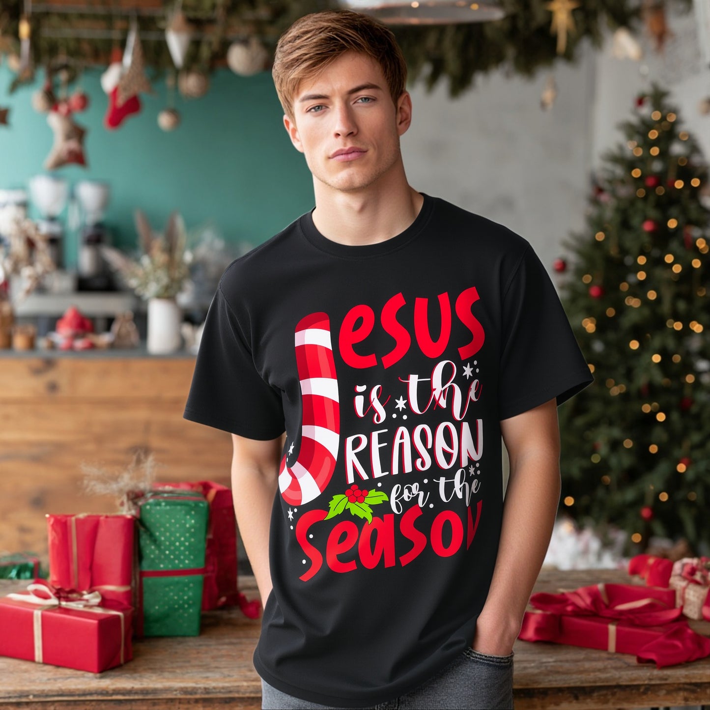 Loose Fit Short Sleeve Round Neck Casual T-Shirt Style Comfortable Breathable Men's Top Fashion Streetwear