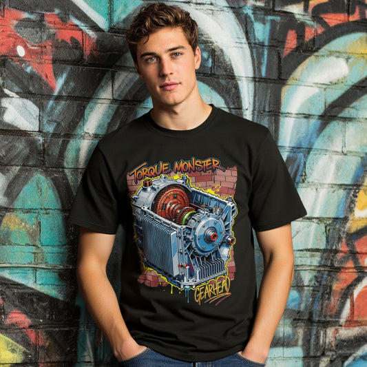 Loose Fit Short Sleeve Round Neck Casual T-Shirt Print Comfortable Breathable Men's Top Fashion Streetwear