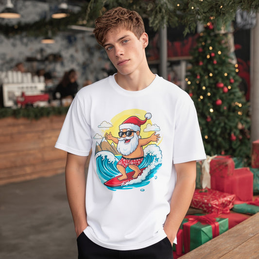 Casual Round Neck Short Sleeve T-Shirt Regular Fit Print Men's Fashion Top Comfortable Breathable Streetwear