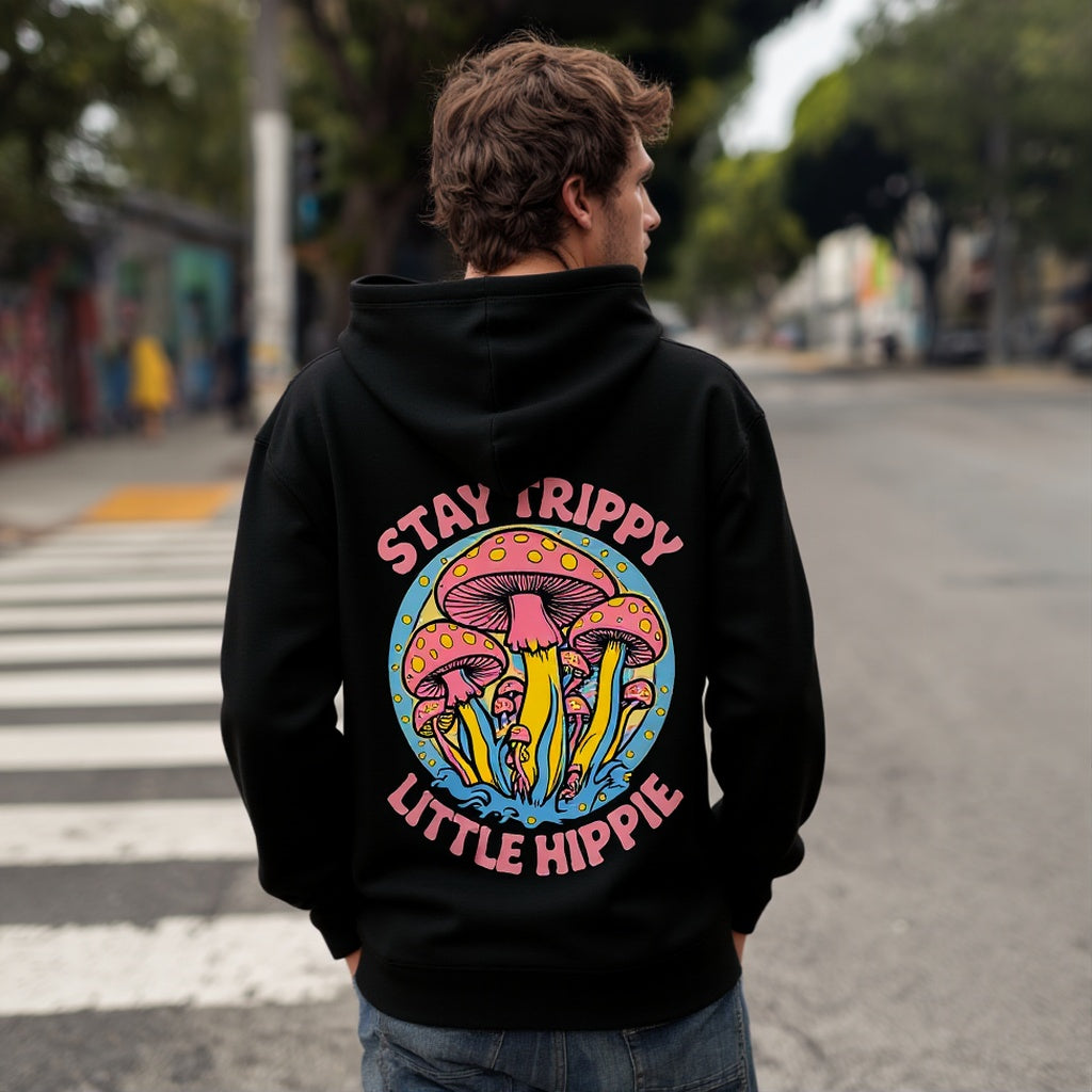 Long Sleeve Casual Knitwear Hoodies Men's Fashion Top Wear Comfortable Breathable Street Style Clothing