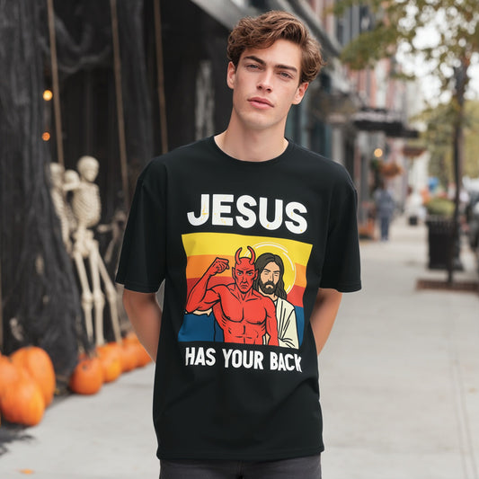 Loose Fit Short Sleeve Round Neck Casual T-Shirt Print Comfortable Breathable Men's Top Fashion Streetwear