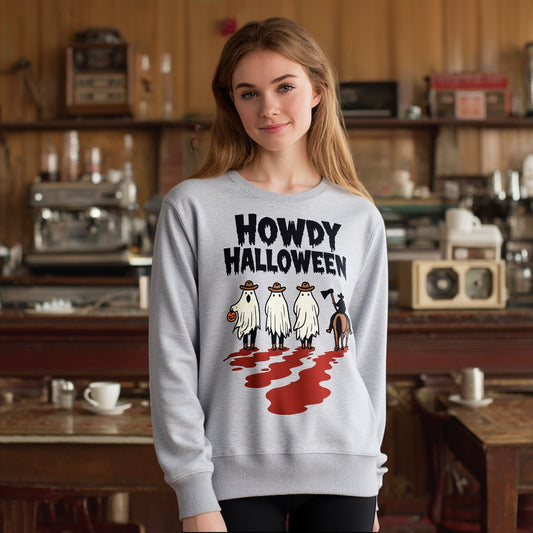 Casual Fit Hoodie Straight Sleeve Style Women's Sweatshirt Comfortable Loose Long Sleeve Crew Neck Pullover Top