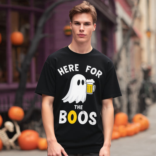 Loose Fit Short Sleeve Round Neck Casual T-Shirt Print Comfortable Breathable Men's Top Wear for Everyday Use