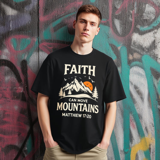 Loose Fit Short Sleeve Round Neck Casual T-Shirt Print Comfortable Breathable Men's Top Fashion Streetwear