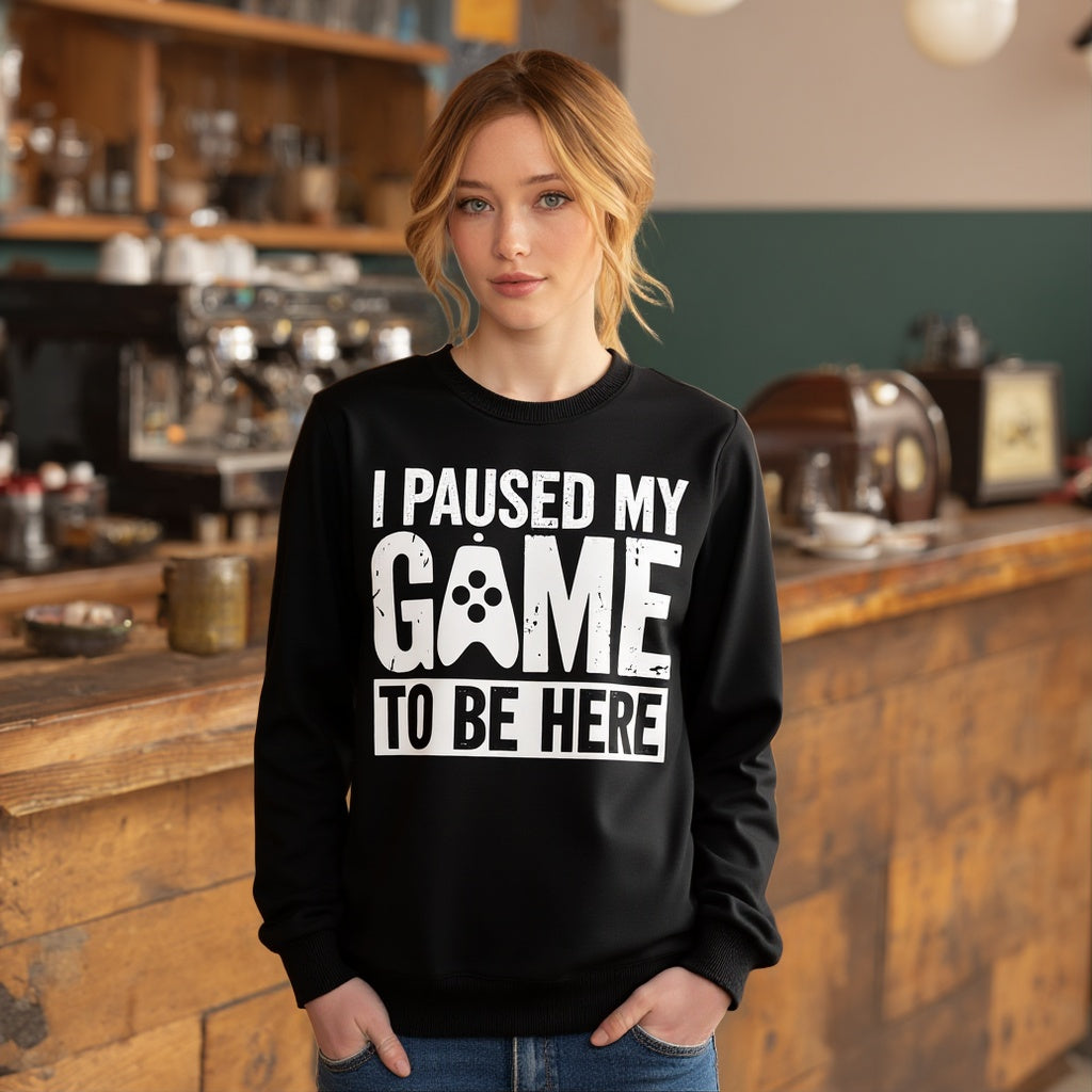 Casual Fit Hoodie Straight Sleeve Style Women's Sweatshirt Comfortable Loose Long Sleeve Crew Neck Pullover Top