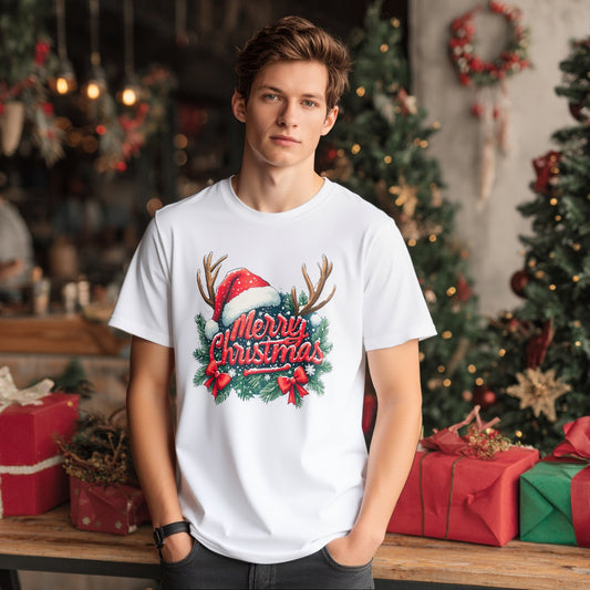 Casual Round Neck Short Sleeve T-Shirt Regular Fit Print Men's Fashion Top Comfortable Breathable Streetwear