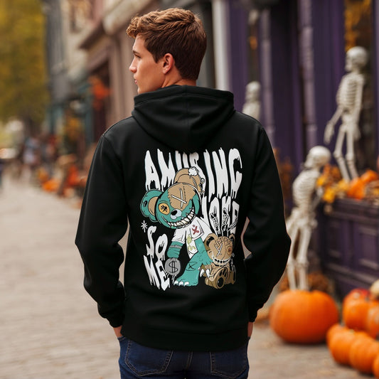 Long Sleeve Casual Knitwear Hoodies Men's Fashion Top Wear Comfortable Breathable Street Style Clothing