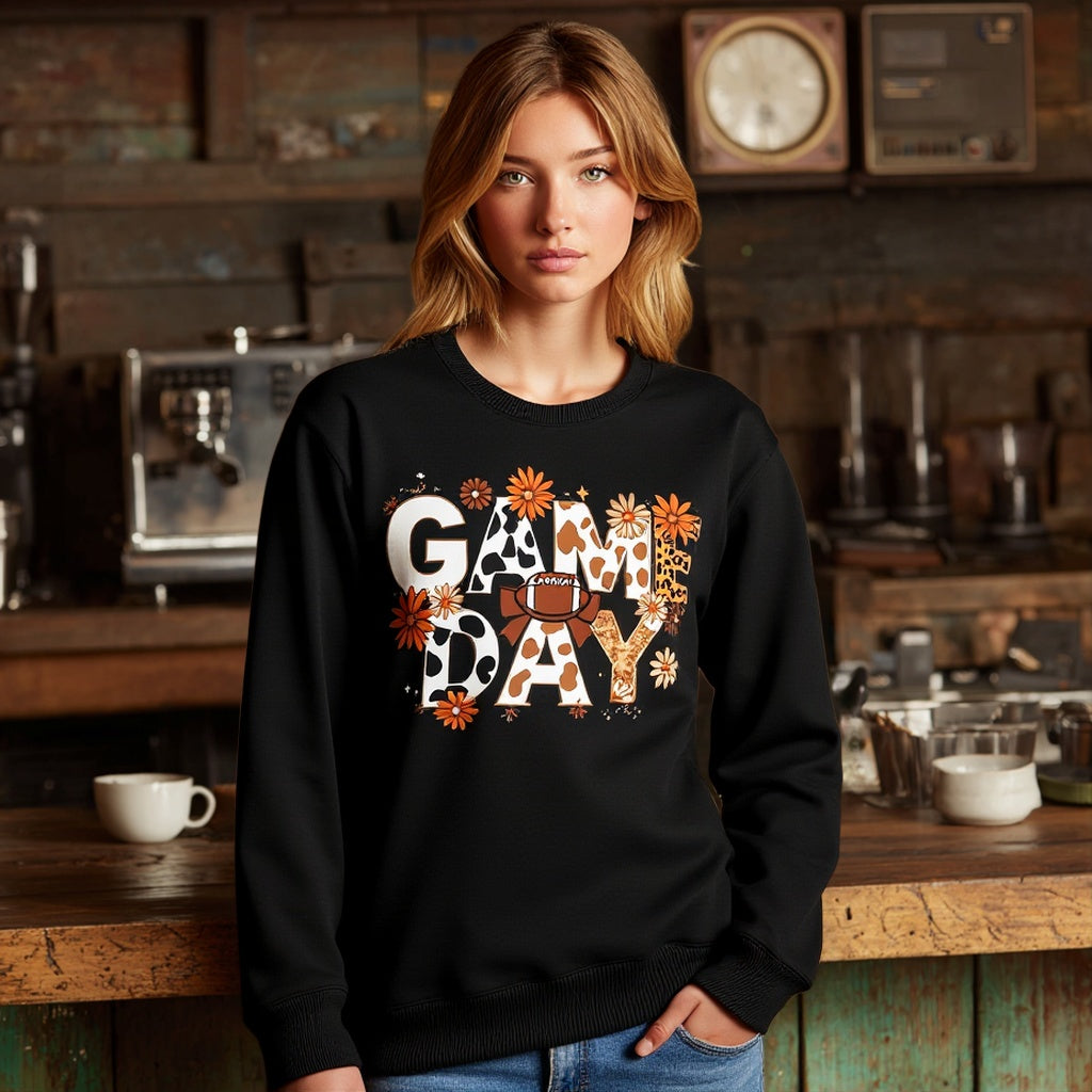 Casual Fit Hoodie Straight Sleeve Style Women's Sweatshirt Comfortable Loose Long Sleeve Crew Neck Pullover Top