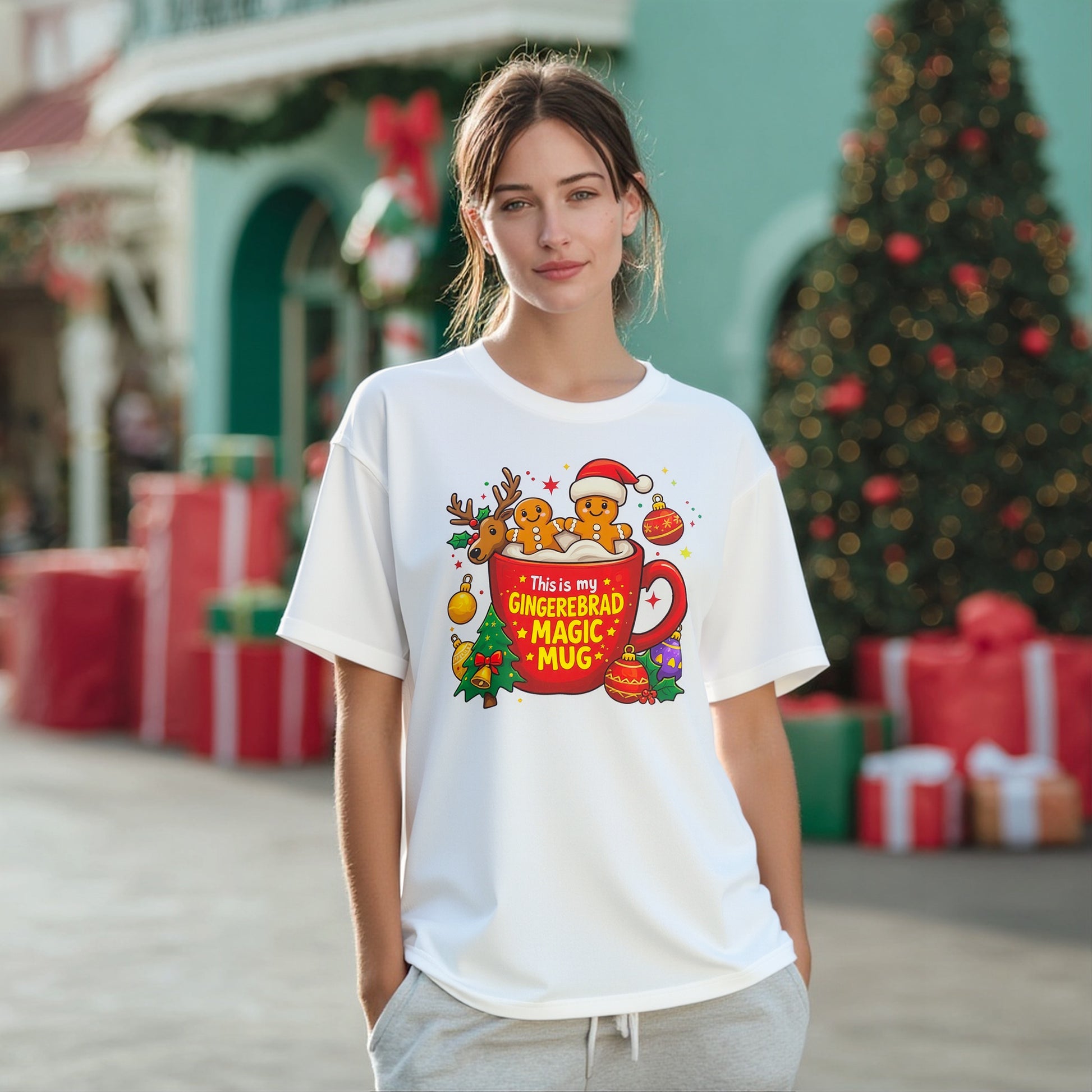 Chic Short Sleeve T-Shirt Regular Length Casual Style Women's Top Fashionable Basic Fit Tee for Spring Summer