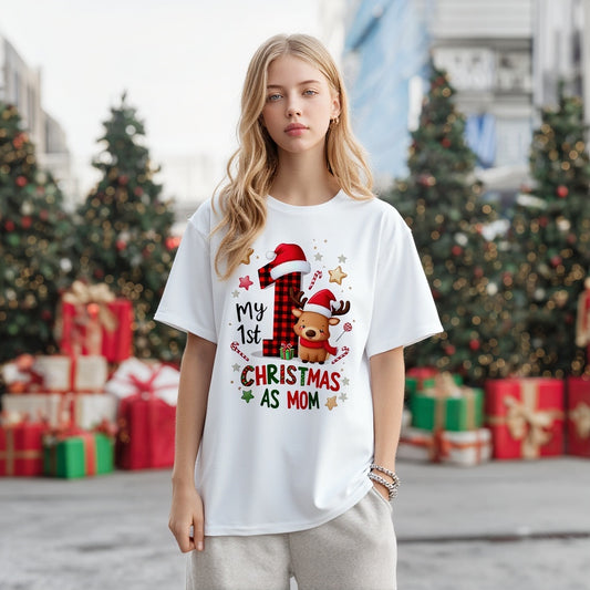 Modern Casual Short Sleeve T-Shirt Regular Length Comfortable Fit Women's Top Fashion Trend Streetwear Style