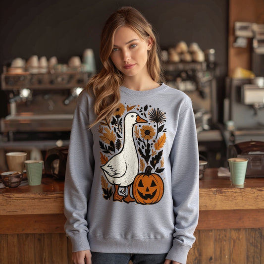 Casual Fit Hoodie Straight Sleeve Style Women's Sweatshirt Comfortable Loose Long Sleeve Crew Neck Pullover Top