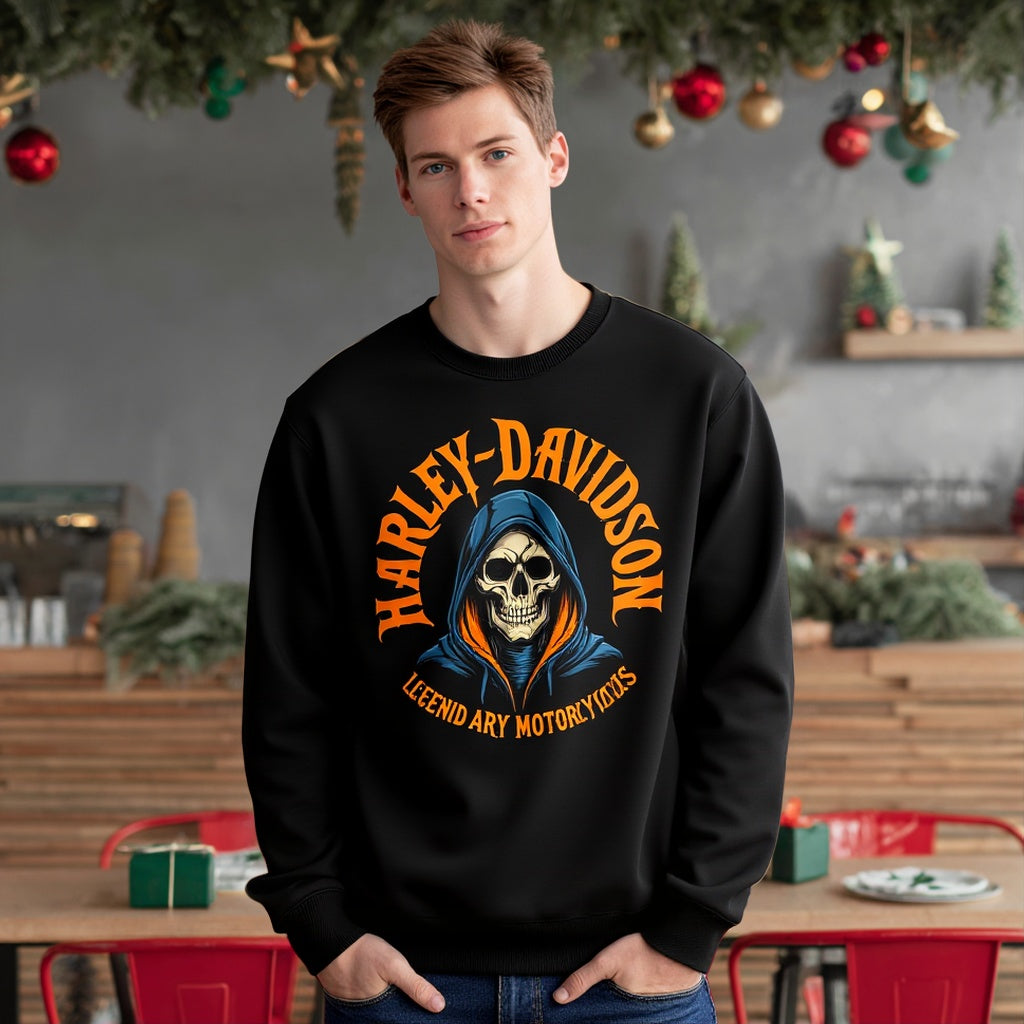 Long Sleeve Casual Knitwear Hoodies Men's Fashion Top Wear Comfortable Breathable Street Style Clothing