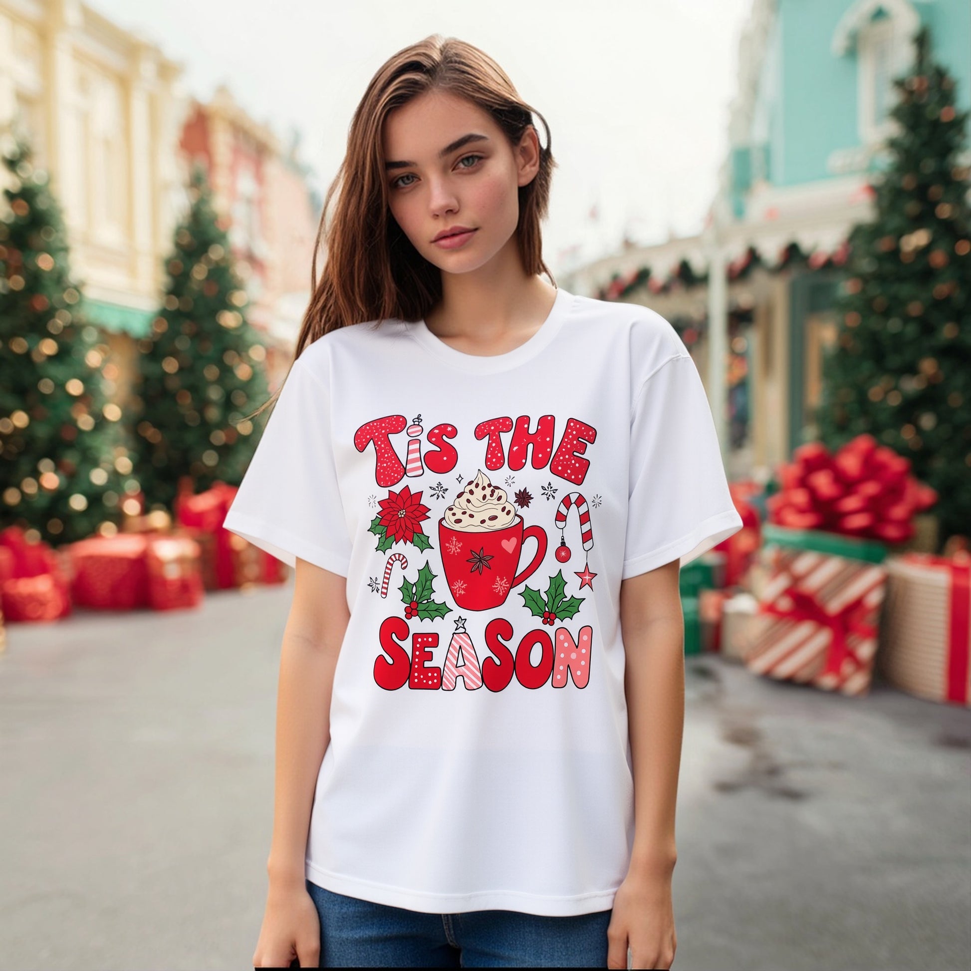 Hot Girl Casual Short Sleeve T-Shirt Regular Length Fashion Women's Top Comfortable Breathable Summer Tee Streetwear