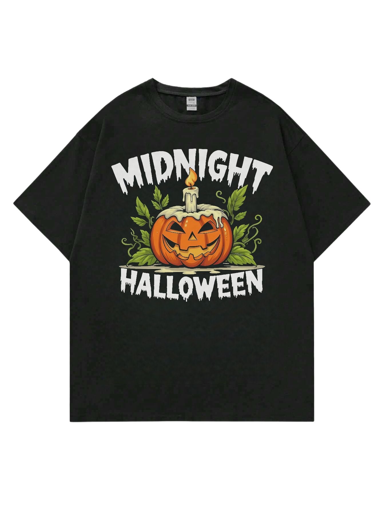 Loose Fit Short Sleeve Round Neck Casual T-Shirt Style Comfortable Breathable Men's Top Fashion Streetwear