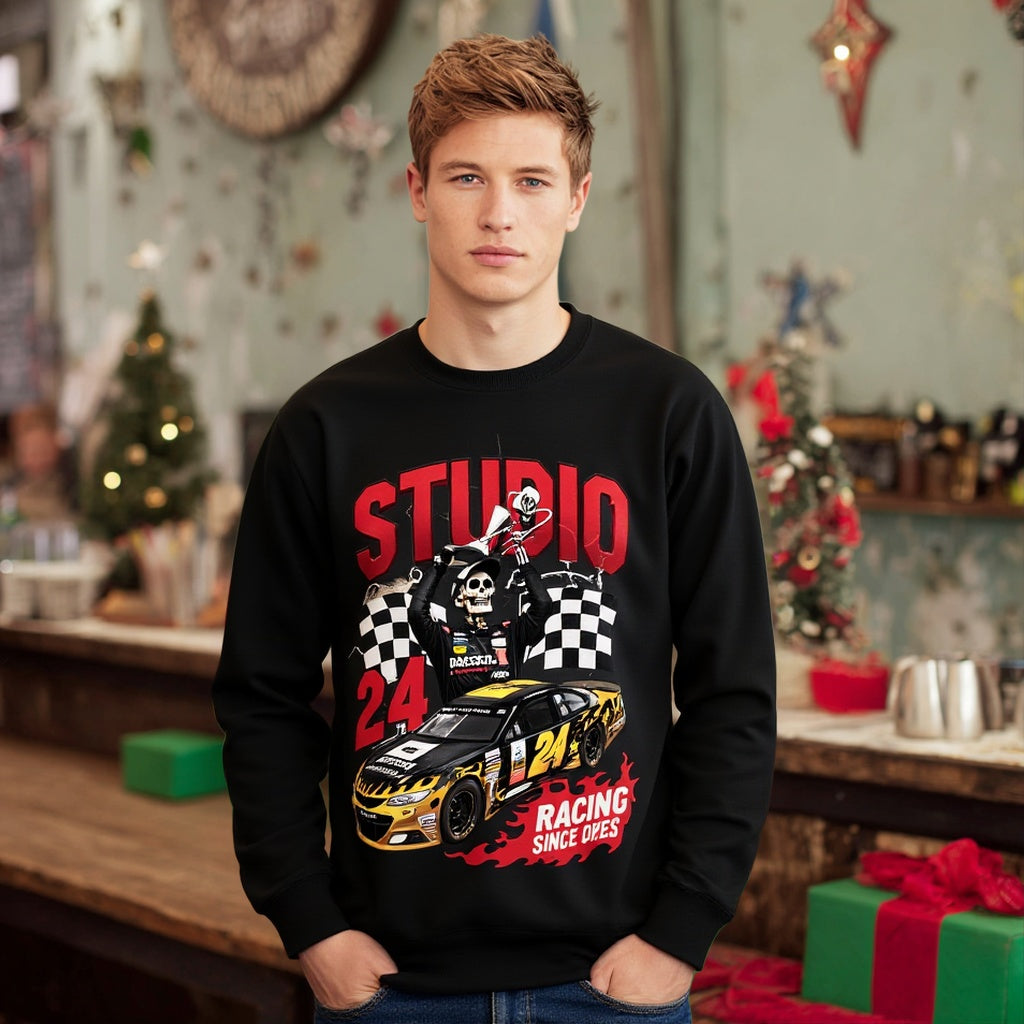 Long Sleeve Casual Knitwear Hoodies Men's Fashion Top Wear Comfortable Breathable Street Style Clothing