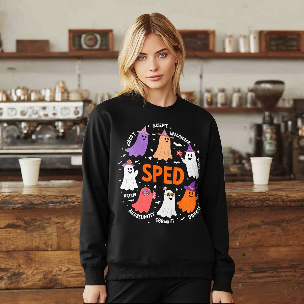 Casual Fit Hoodie Straight Sleeve Style Women's Sweatshirt Comfortable Loose Long Sleeve Crew Neck Pullover Top