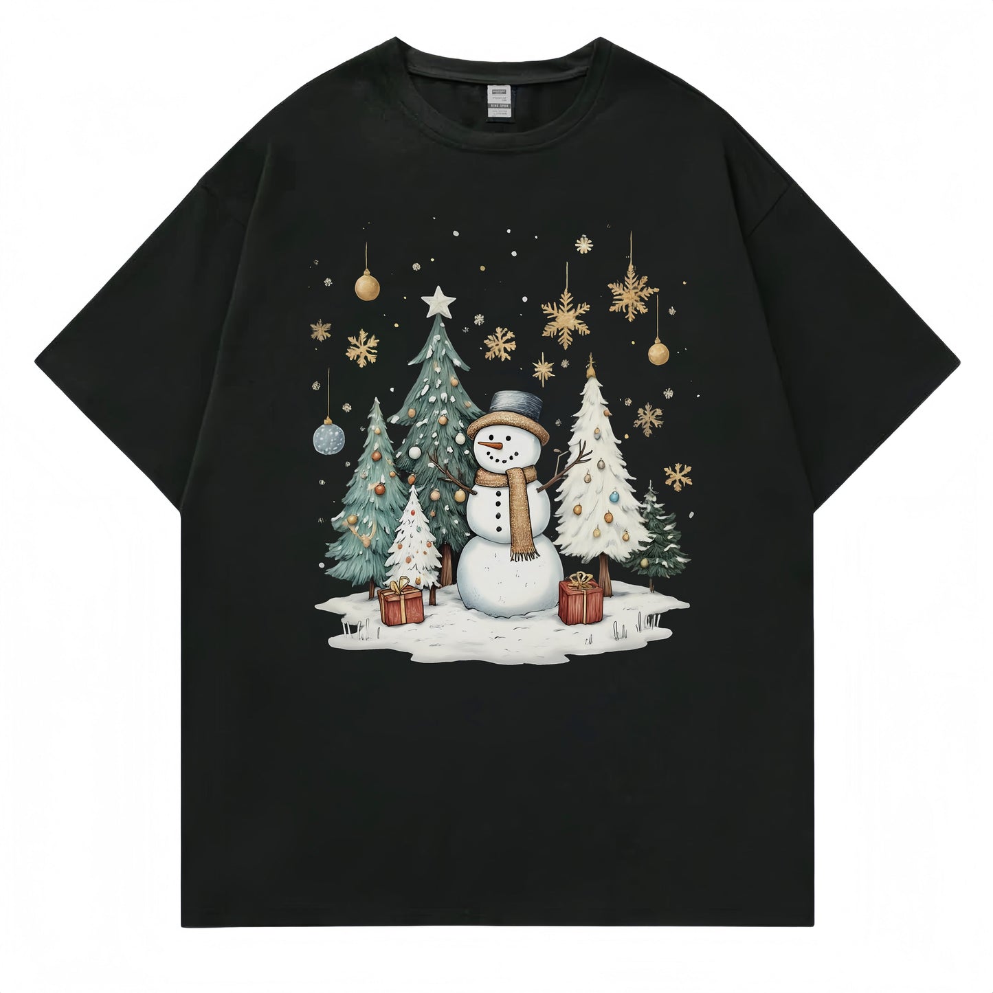 Casual Regular-Length Short-Sleeve T-Shirt Chic Style Women's Top Comfortable Fit Fashionable Basic Color Options