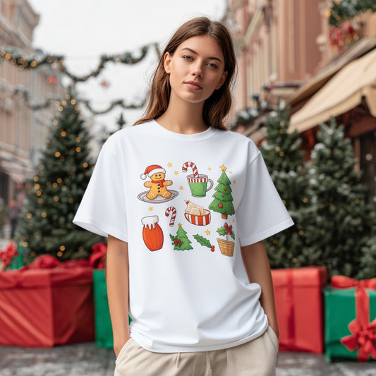 Retro Short Sleeve T-Shirt Regular Length Casual Style Women's Top Comfortable Fit Basic Color Block Design