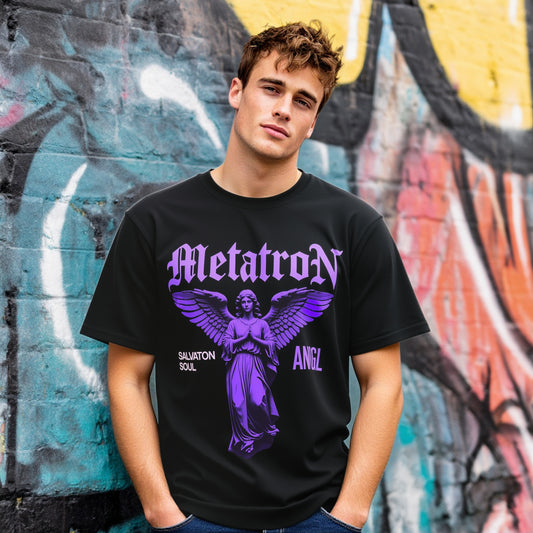 Loose Fit Short Sleeve Round Neck Casual T-Shirt Print Comfortable Breathable Men's Top Fashion Streetwear