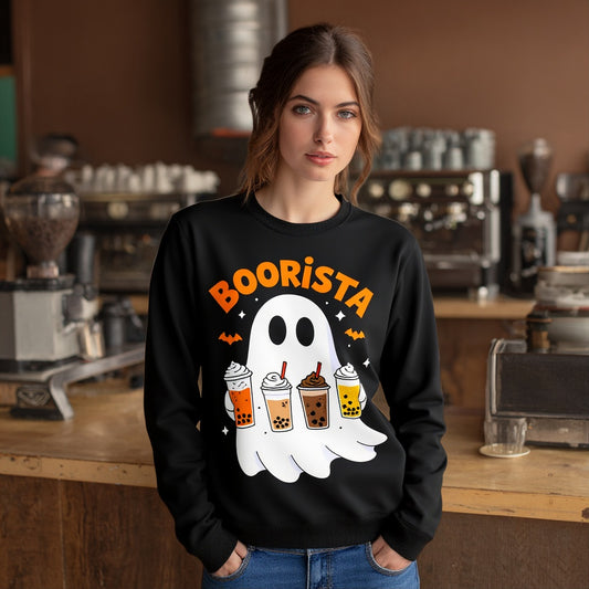 Casual Fit Hoodie Straight Sleeve Style Women's Sweatshirt Comfortable Loose Long Sleeve Crew Neck Pullover Top