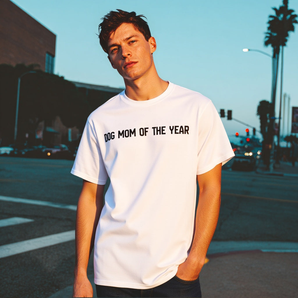 Casual Round Neck Short Sleeve T-Shirt Regular Fit Print Men's Fashion Top Comfortable Breathable Streetwear