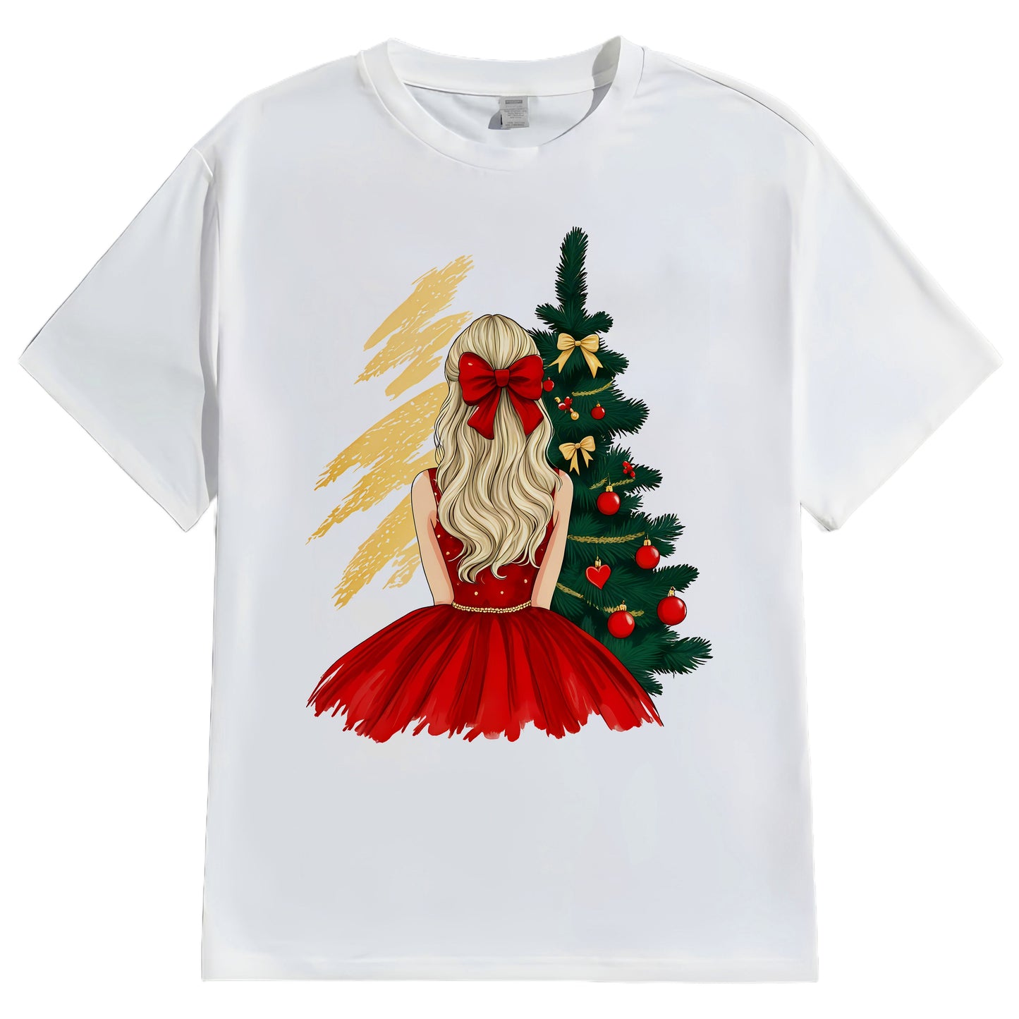 Stylish Casual Regular Length Short Sleeve T-Shirt Women's Fashion Top Comfortable Fit Tee