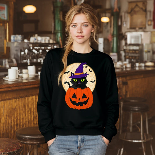 Casual Fit Hoodie Straight Sleeve Style Women's Sweatshirt Comfortable Loose Long Sleeve Crew Neck Pullover Top